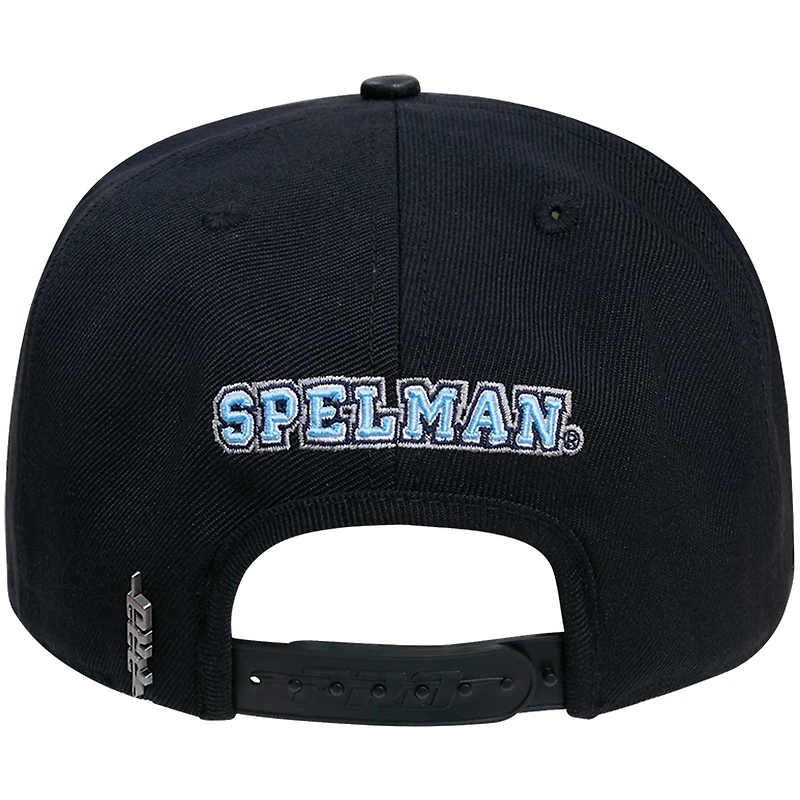 Casquette Snapback Pro Standard noire pour homme avec logo Spelman College Jaguars