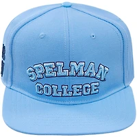 Men's Pro Standard Light Blue Spelman College Jaguars Arch Logo Snapback Hat