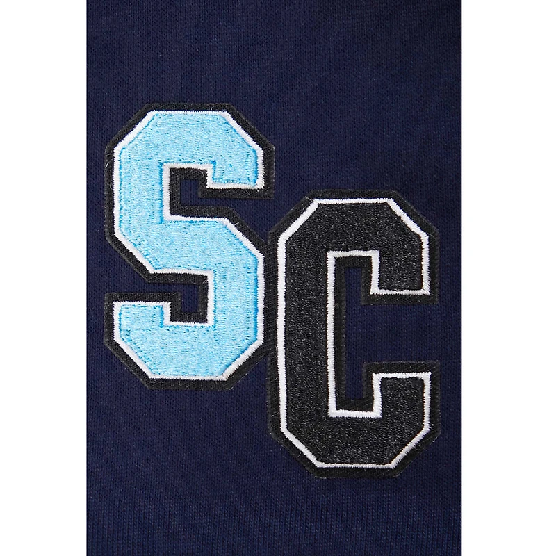 Pantalon de survêtement en molleton Pro Standard bleu marine Spelman College Jaguars Homecoming pour hommes