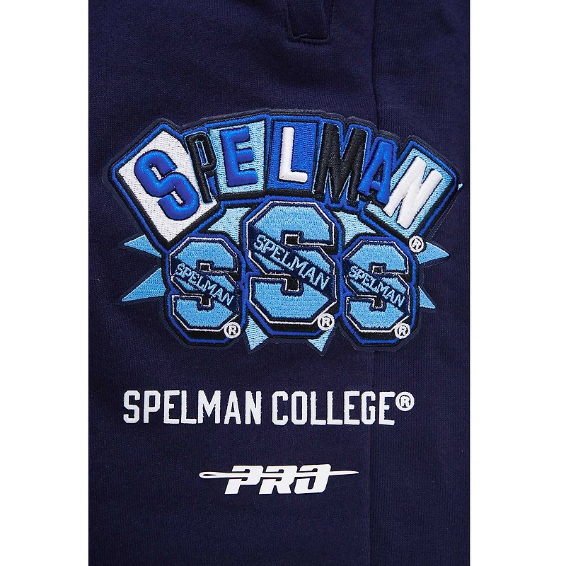 Pantalon de survêtement en molleton Pro Standard bleu marine Spelman College Jaguars Homecoming pour hommes