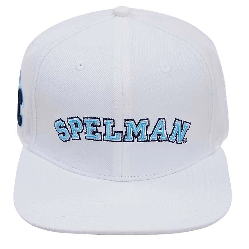 Men's Pro Standard White Spelman College Jaguars Wool Snapback Hat