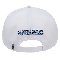 Men's Pro Standard White Spelman College Jaguars Wool Snapback Hat