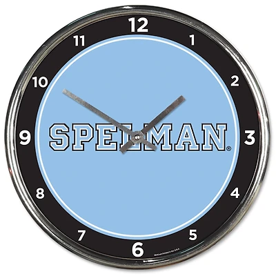 Horloge murale chromée WinCraft Spelman College Jaguars Team