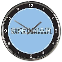 Horloge murale chromée WinCraft Spelman College Jaguars Team