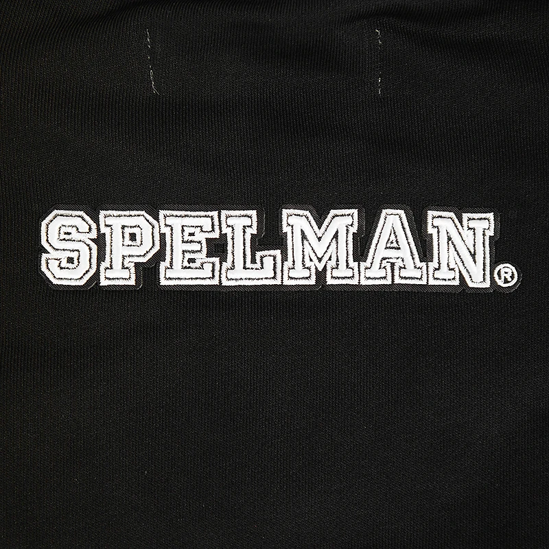 Sweat-shirt court à enfiler Pro Standard Black Spelman College Jaguars Pearl pour femme
