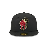 Casquette ajustée 59FIFTY noire New Era pour homme