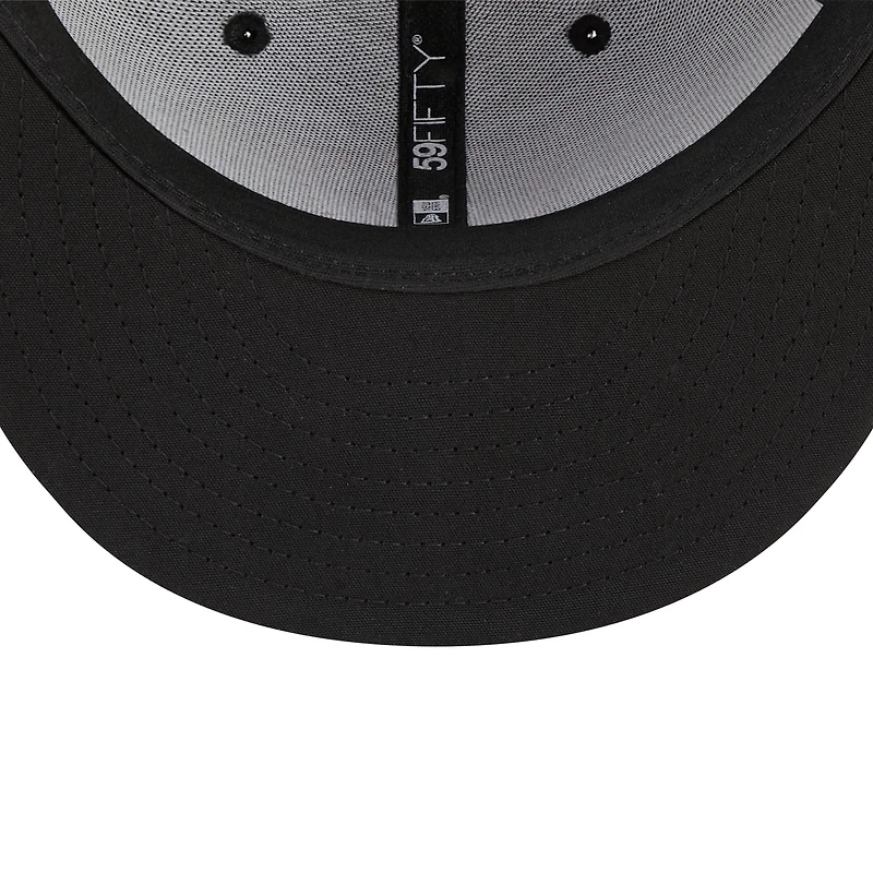 Casquette ajustée New Era Spokane Indians Marvel x Minor League 59FIFTY pour homme, noir/rouge