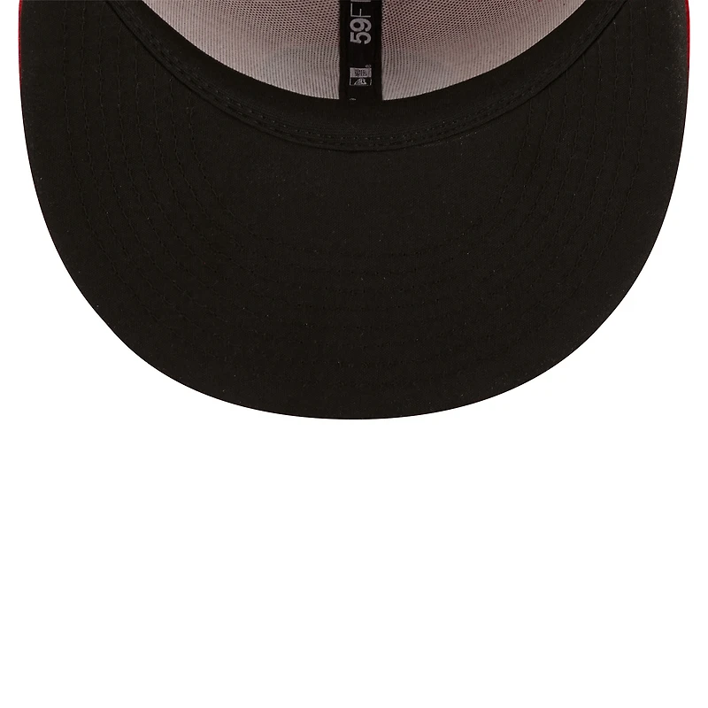 Men's New Era Red Spokane Indians Authentic Collection 59FIFTY Fitted Hat