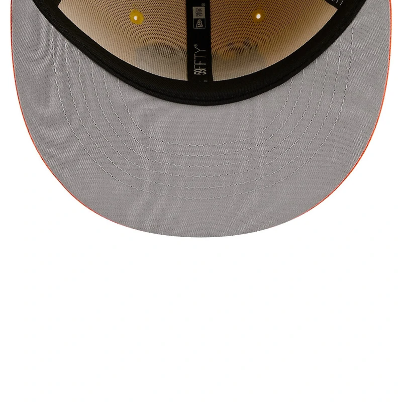 Casquette ajustée New Era 59FIFTY jaune/orange Spokane Indians 2026 Copa De La Diversion pour homme