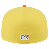 Casquette ajustée 59FIFTY Spokane Indians Copa de la Diversión New Era pour homme jaune
