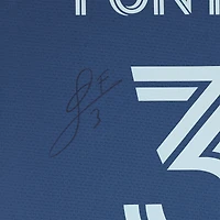 Andreu Fontas Sporting Kansas City Autographed Match-Used #3 Navy adidas Jersey from the 2024 MLS Season - Size L