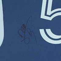 Daniel Rosero Sporting Kansas City Autographed Match-Used #5 Navy adidas Jersey from the 2024 MLS Season - Size L