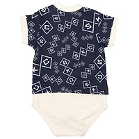 Body T-shirt Sport Design pour bébé bleu marine de Suède Sporting Kansas City