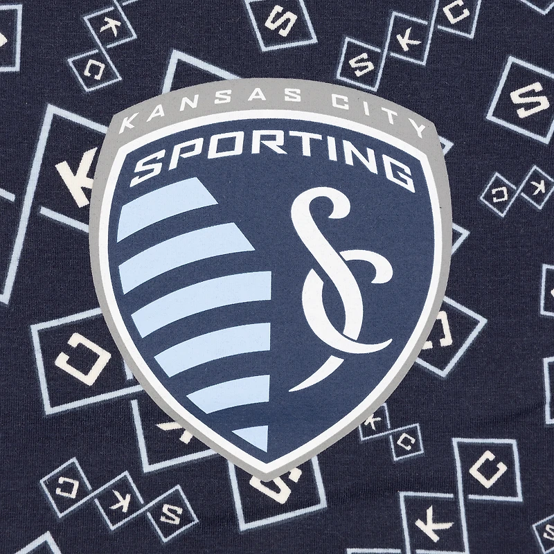 Body T-shirt Sport Design pour bébé bleu marine de Suède Sporting Kansas City