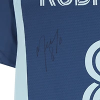 Memo Rodriguez Sporting Kansas City Autographed Match-Used #8 Navy adidas Jersey from the 2024 MLS Season - Size S