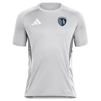 Maillot d'entraînement adidas Silver Sporting Kansas City 2025 pour homme