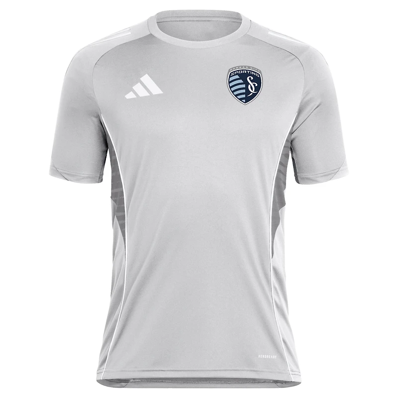 Men's adidas  Silver Sporting Kansas City 2025 Training Jersey