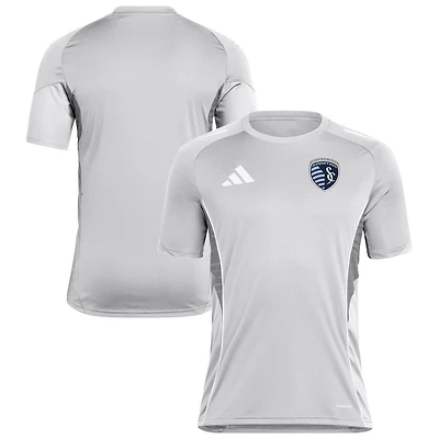 Men's adidas  Silver Sporting Kansas City 2025 Training Jersey