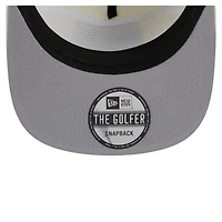 Casquette de golf Snapback pour homme New Era Sporting Kansas City 2025 Kickoff Crème