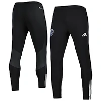 Men's adidas Black Sporting Kansas City 2023 On-Field Team Crest AEROREADY Training Pants