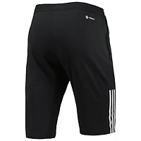 Men's adidas Black Sporting Kansas City 2023 On-Field Training AEROREADY Half Pants