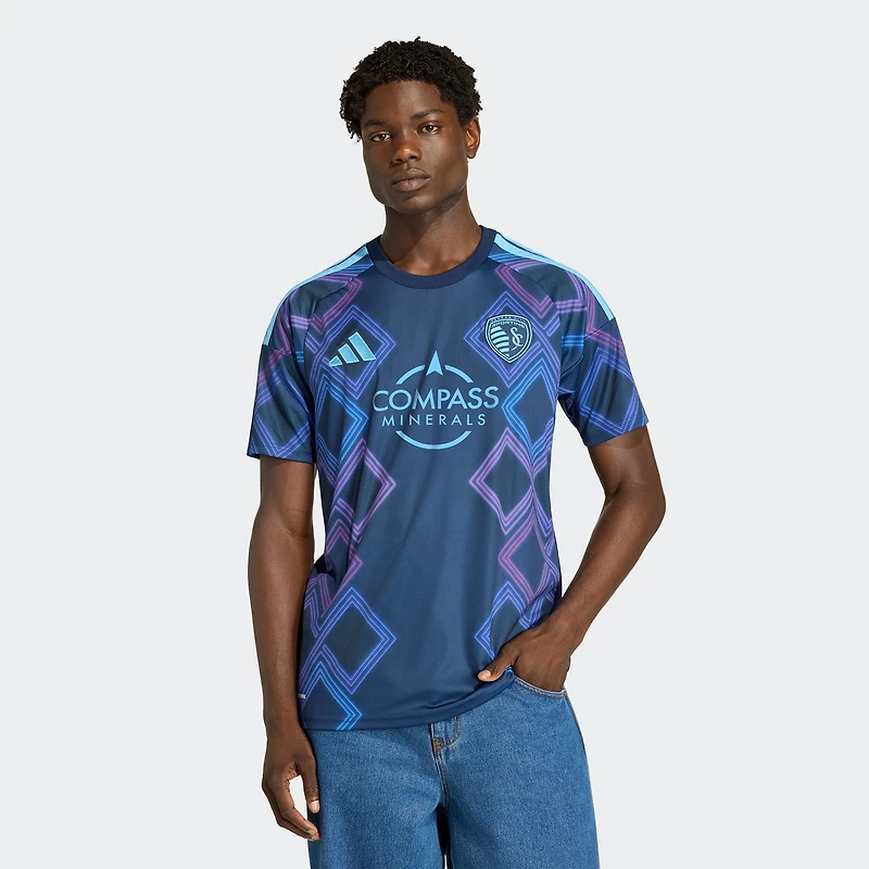 Maillot réplique adidas Sporting Kansas City 2026 « The 18th & Vine » bleu pour homme