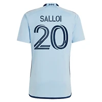 Men's adidas Daniel Salloi Light Blue Sporting Kansas City Hoops 4.0 Replica Player Jersey