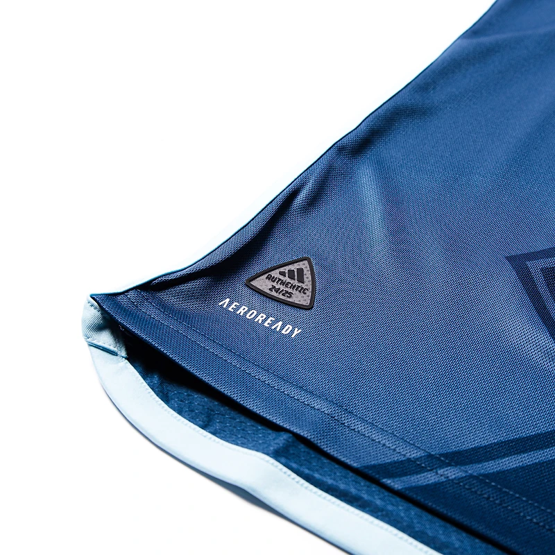 Maillot de joueur adidas Daniel Salloi pour hommes, bleu marine, Sporting Kansas City 2024 Diamonds, Our Forever Authentic Player