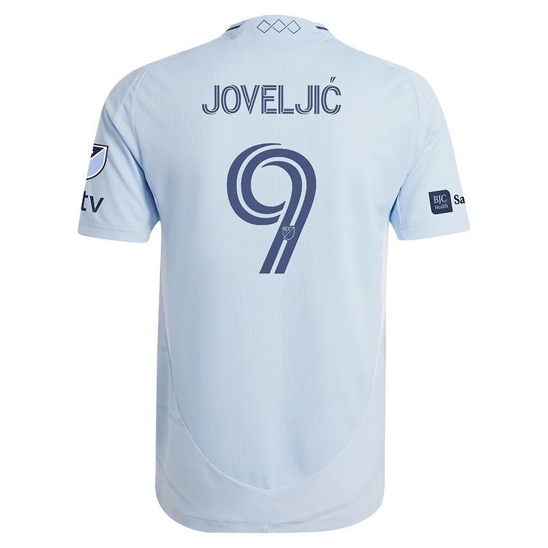 Men's adidas Dejan Joveljic Light Blue Sporting Kansas City 2025 One KC On-Field Authentic Jersey