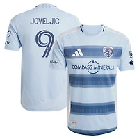 Men's adidas Dejan Joveljic Light Blue Sporting Kansas City 2025 One KC On-Field Authentic Jersey
