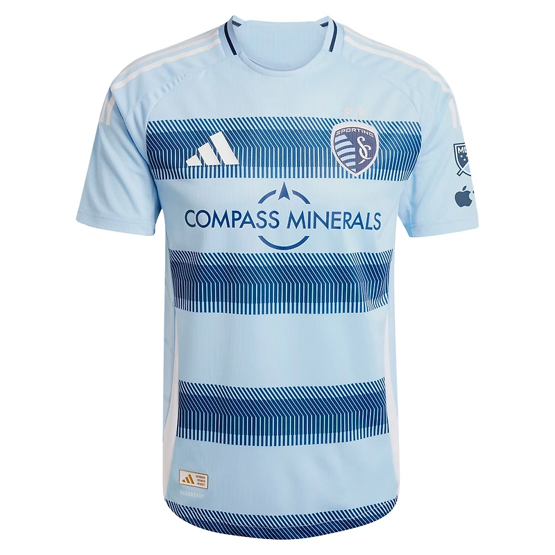 Men's adidas Erik Thommy Light Blue Sporting Kansas City 2025 One KC Authentic Player Jersey