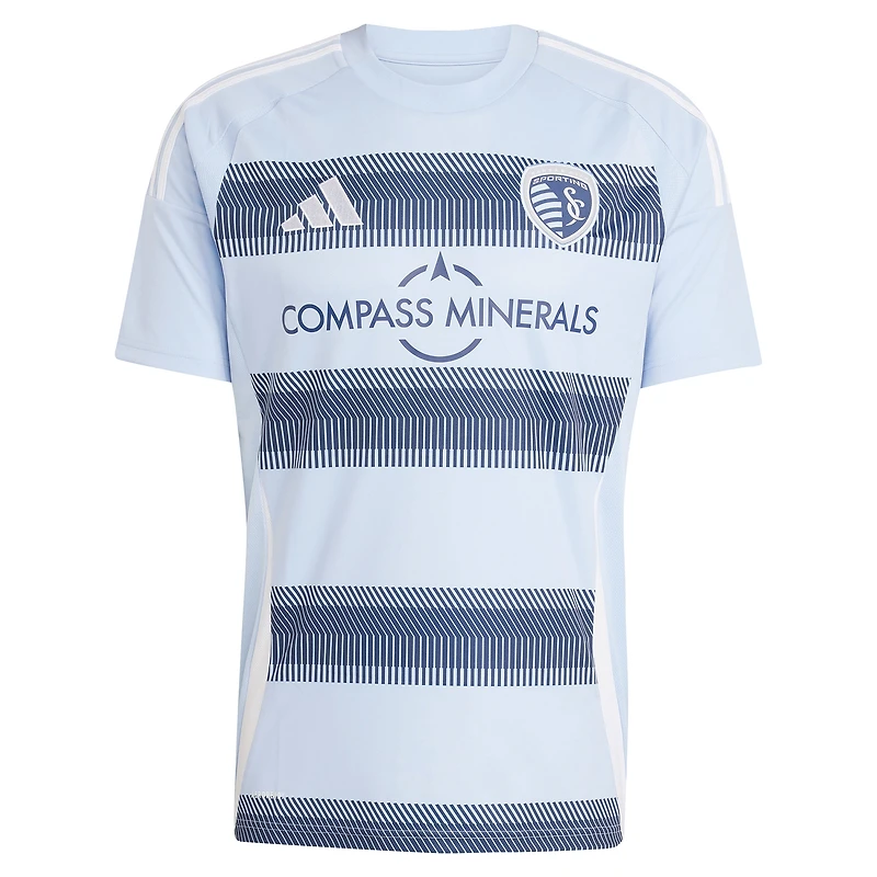 Maillot de joueur réplique Adidas Erik Thommy bleu clair Sporting Kansas City 2025 One KC pour homme