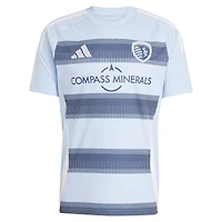 Maillot de joueur réplique Adidas Erik Thommy bleu clair Sporting Kansas City 2025 One KC pour homme
