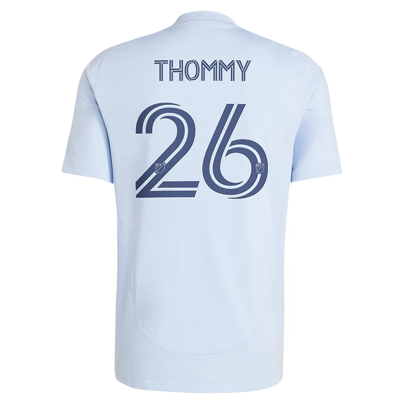 Men's adidas Erik Thommy Light Blue Sporting Kansas City 2025 One KC Replica Player Jersey