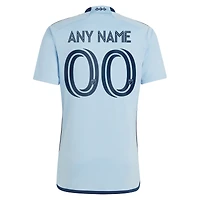 Maillot personnalisé réplique adidas bleu clair Sporting Kansas City 2023 Hoops 4.0 pour homme