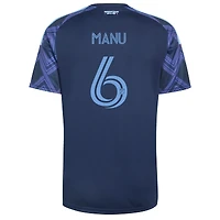 Men's adidas Manu García Blue Sporting Kansas City 2026 The 18th & Vine Kit Replica Jersey