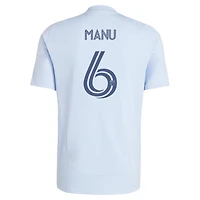 Maillot réplique adidas Manu García bleu clair Sporting Kansas City 2025 One KC pour homme