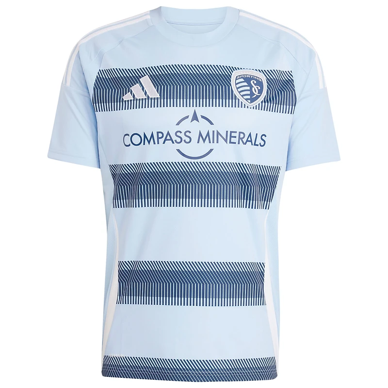 Men's adidas Manu García Light Blue Sporting Kansas City 2025 One KC Replica Player Jersey