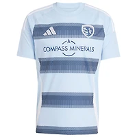 Men's adidas Manu García Light Blue Sporting Kansas City 2025 One KC Replica Player Jersey