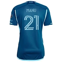 Men's adidas Manu García Navy Sporting Kansas City 2024 Diamonds Our Forever Authentic Player Jersey