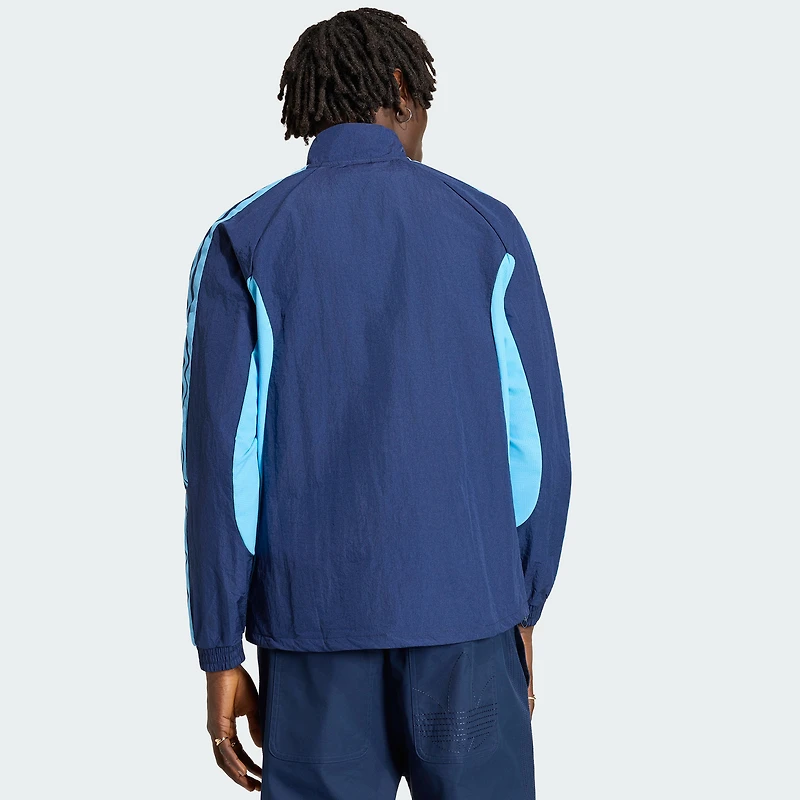 Veste raglan zippée adidas Sporting Kansas City 2026 Anthem bleu marine pour homme
