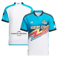 Men's adidas  White Sporting Kansas City 2024 Archive Authentic Jersey
