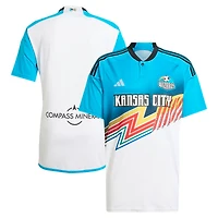 Men's adidas  White Sporting Kansas City 2024 Archive Replica Jersey