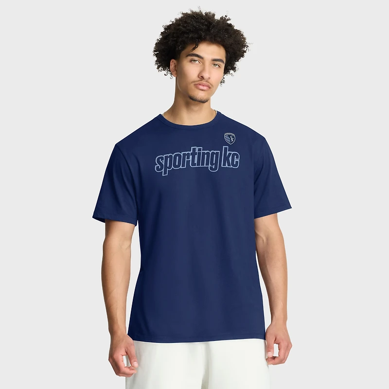 Men's Fanatics Navy Sporting Kansas City Legacy T-Shirt