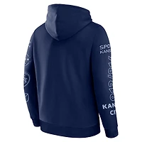 Sweat à capuche bleu marine Sporting Kansas City Penalty Kick Legacy pour homme