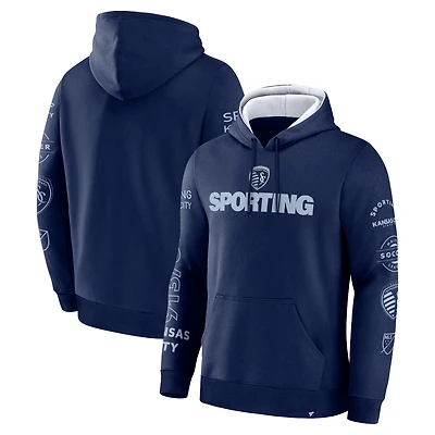 Sweat à capuche bleu marine Sporting Kansas City Penalty Kick Legacy pour homme