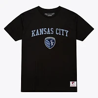 Men's Mitchell & Ness Black Sporting Kansas City Pride T-Shirt