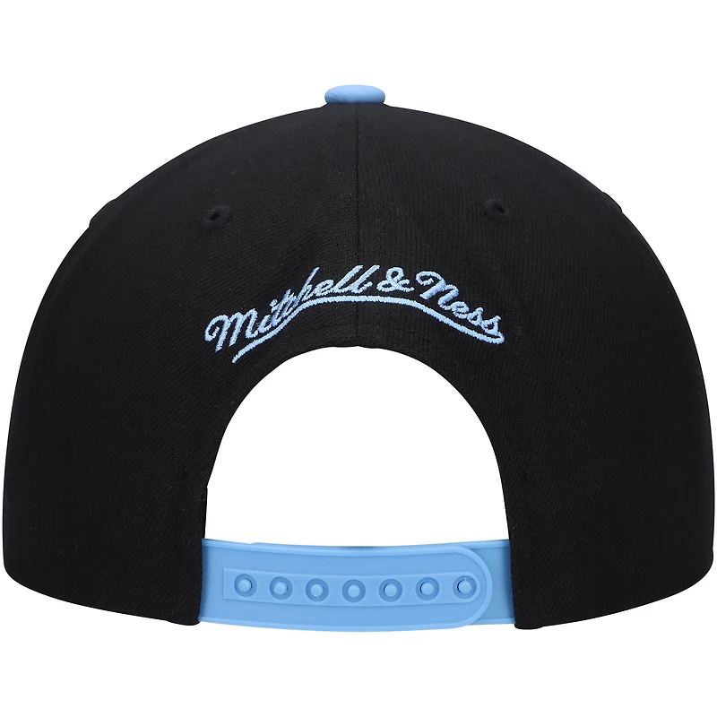 Casquette sporting Kansas City Throwback Logo Mitchell & Ness pour homme avec logo noir Mitchell & Ness