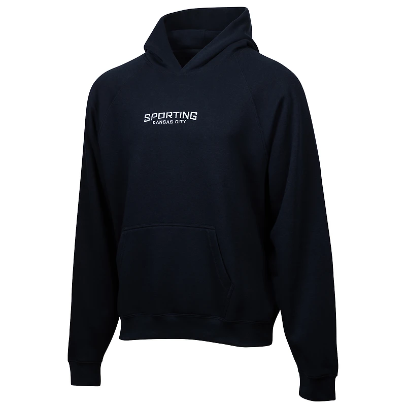Men's  Navy Sporting Kansas City Hometown Oversized Pullover Hoodie