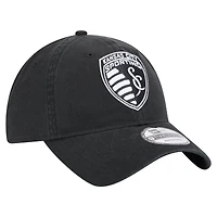 Men's New Era  Black Sporting Kansas City 2025 Kickoff 9TWENTY Adjustable Hat
